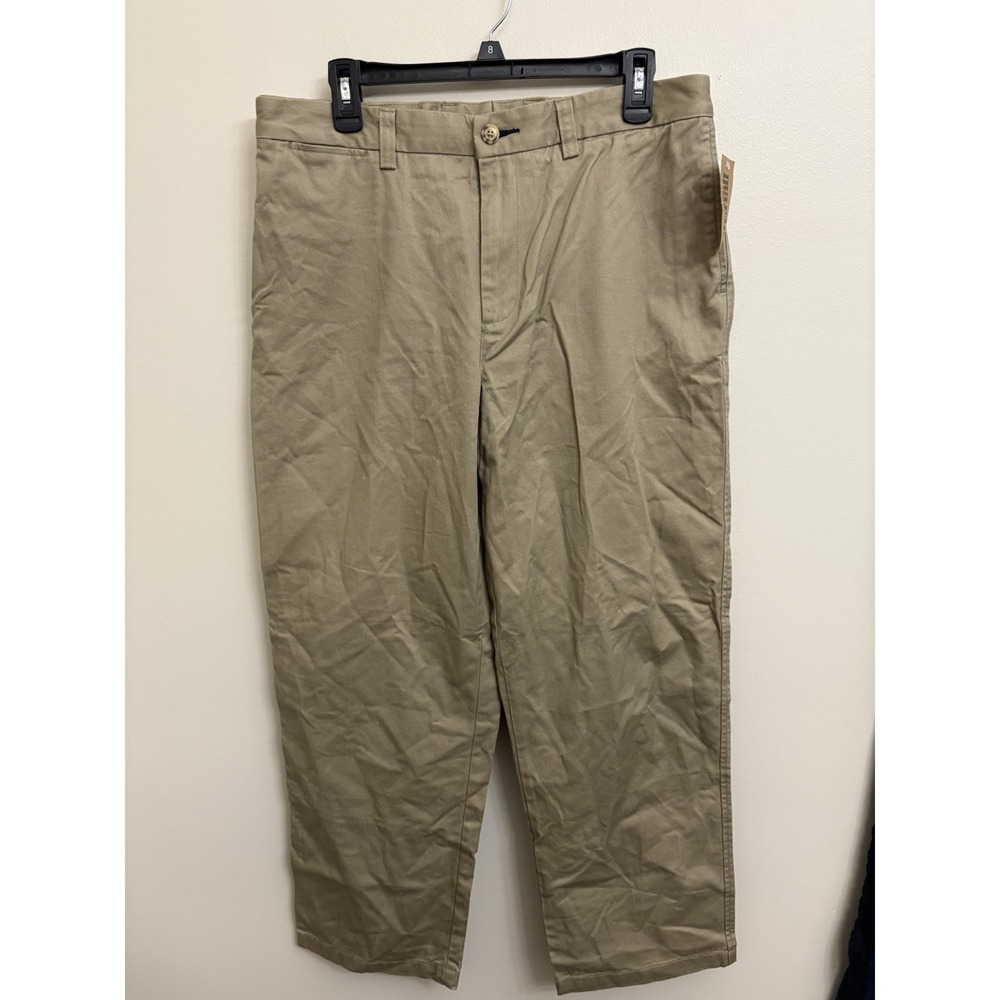 Duluth Trading Co Chino Pants Mens Khaki Beige Workwear Casual Size 34x30 NWT